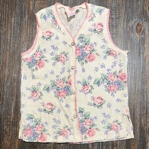 Vintage Floral Button Down Kids Shirt